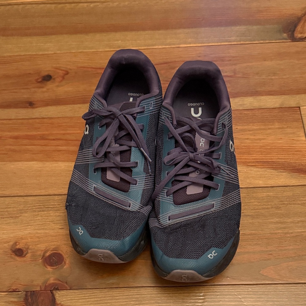 On Running Men's Sneakers - Dark Teal and Charcoal